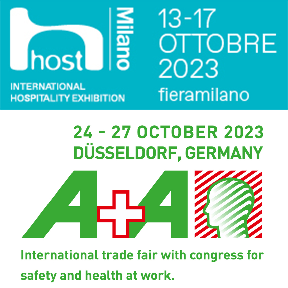 Two important fairs are coming up in October.   fiere-2023.jpg